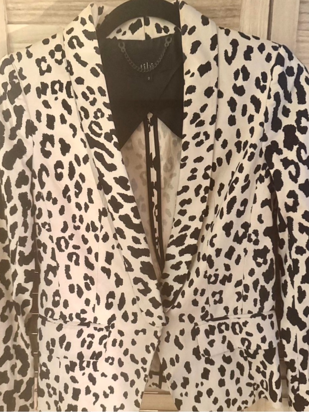 TIBI Cheetah Print Blazer